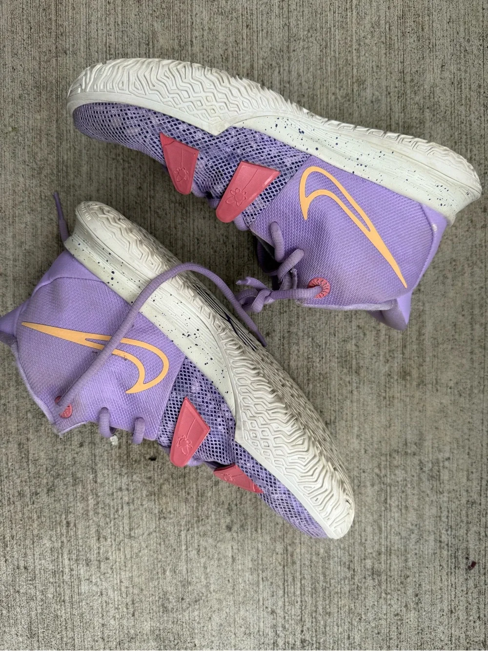 Nike Kyrie 7 Grade School Daughters Purple Pink Yellow